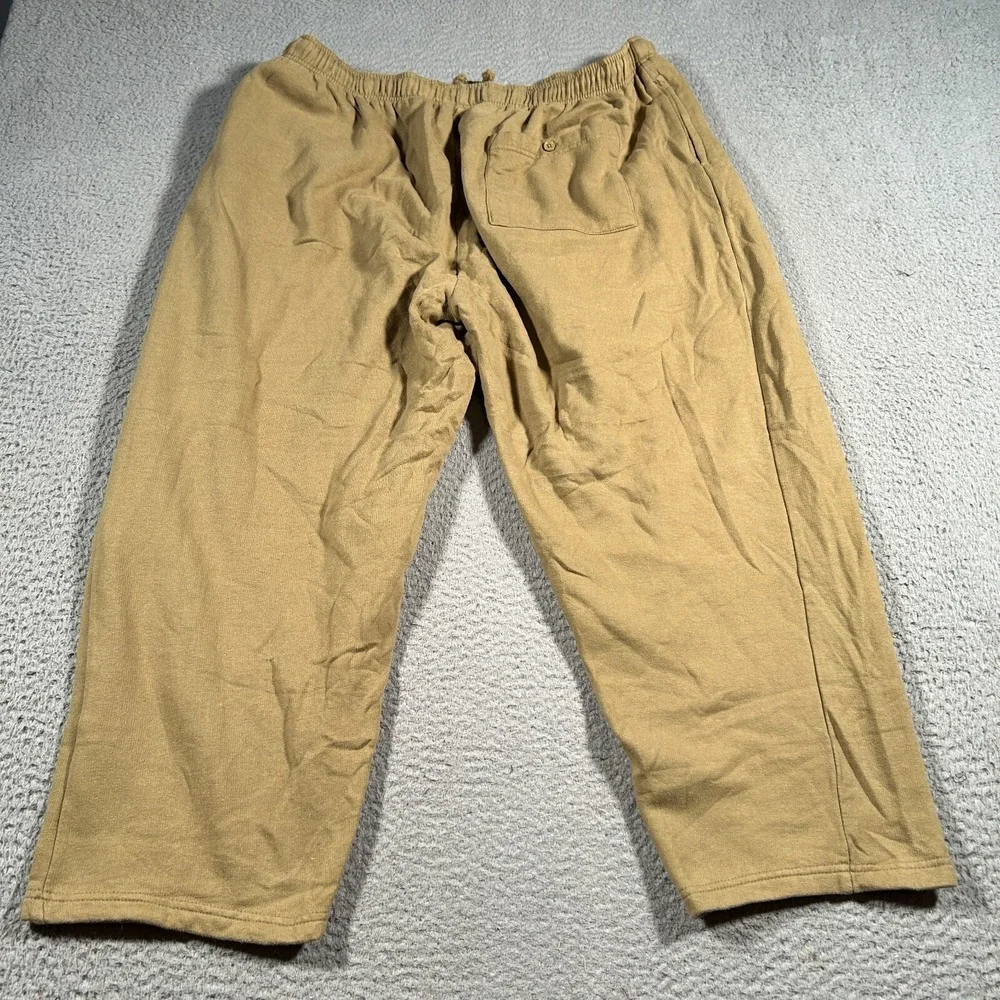 King Size Jogger Pants Men 2XL (36x23) Brown Pockets Stretch Athleisure NWT‎
